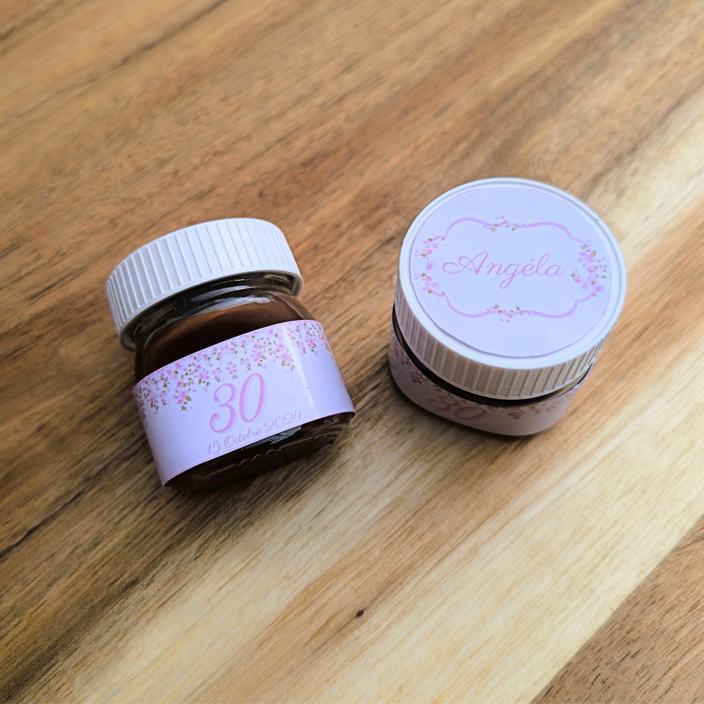 Mini Pots de Nutella Personnalisés