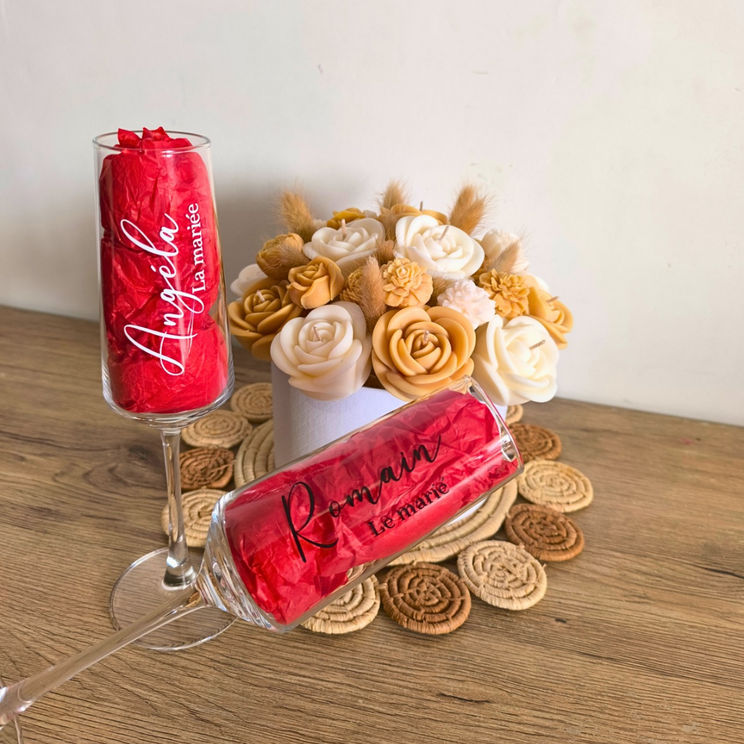 Flûte à champagne personnalisé