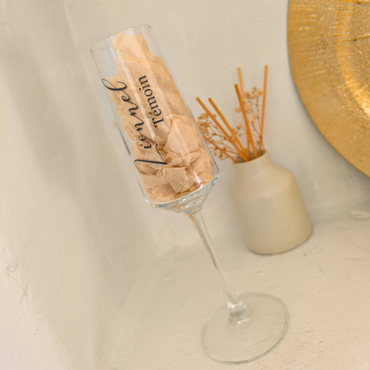 Flûte à champagne personnalisé